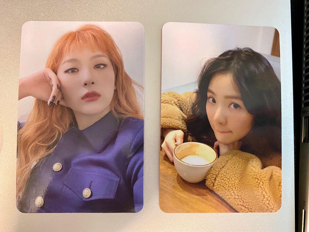 Red Velvet Queendom Latte Irene/Latte Joohyun and Seulgi photocards
