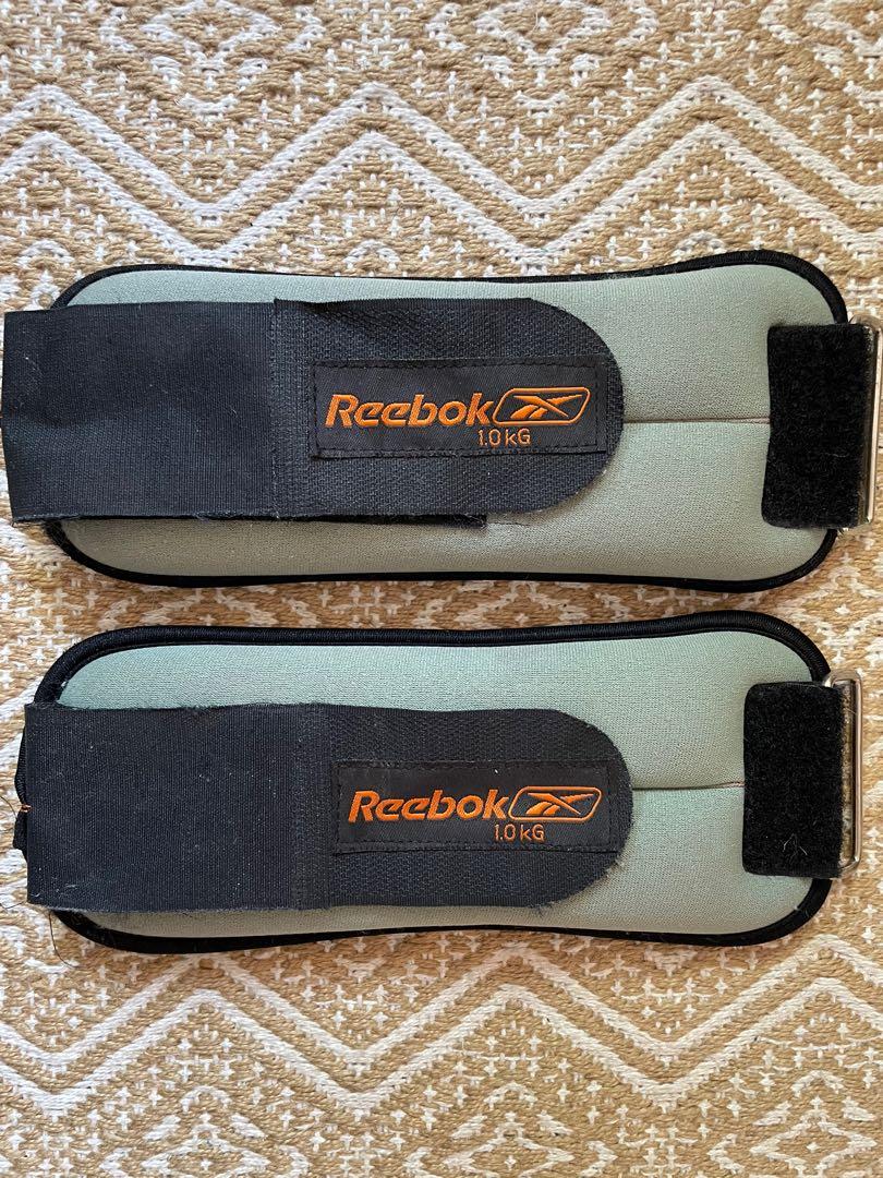 Reebok ankle weights each 1kg Sports Equipment Exercise Fitness Weights Dumbbells on Carousell