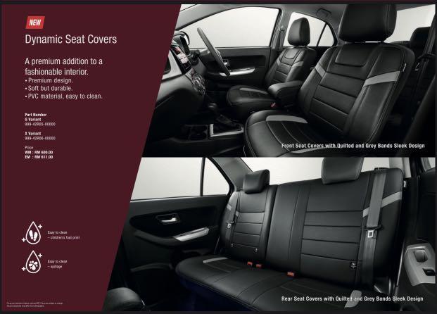 Seat leather bezza dynamic seat cover gear up Auto Accessories on Carousell