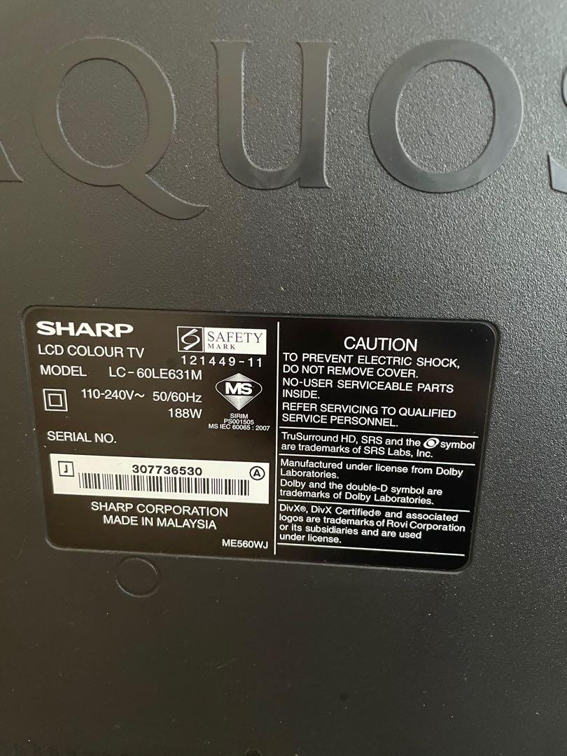 Sharp LCD TV 80”, TV & Home Appliances, TV & Entertainment, TV on Carousell