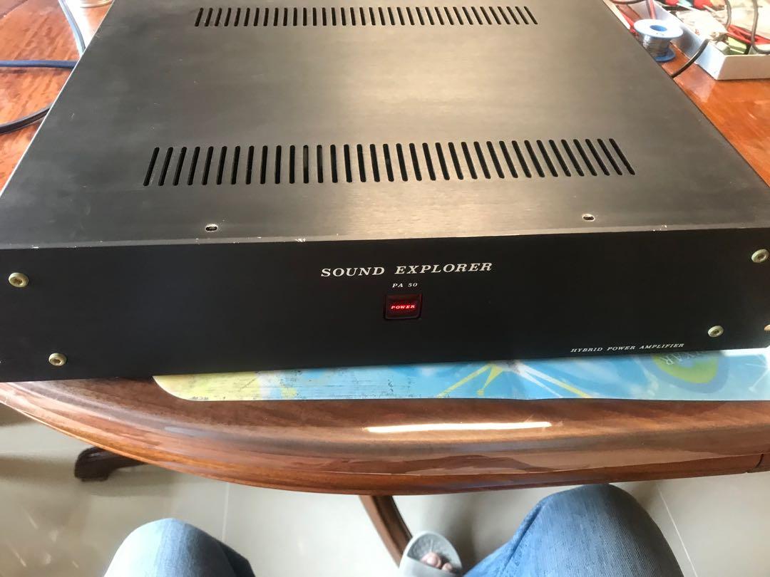 Sound Explorer 凱韻 Pa 50 Hybrid Mosfet Power Amplifier 音響器材 可攜式音響設備on Carousell