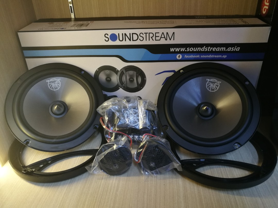 Soundstream car speaker component set, Car Accessories, Accessories on Carousell