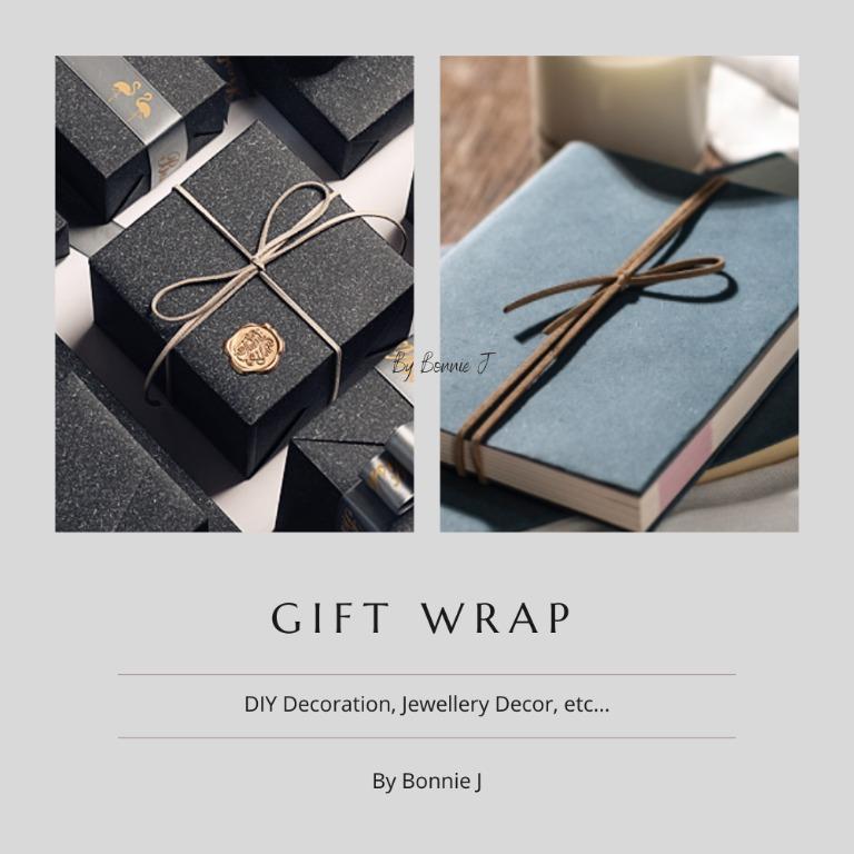 Gift top wrap cord