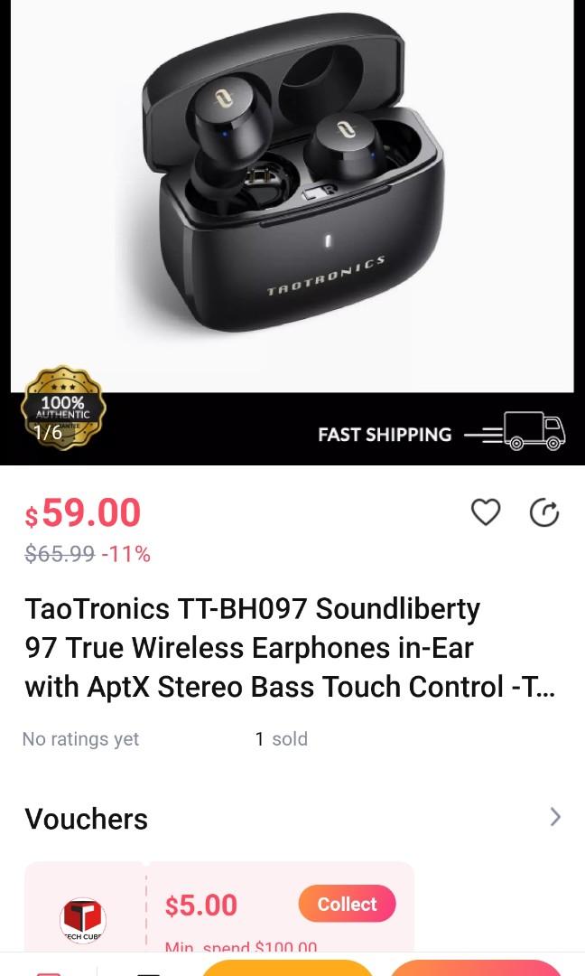 Soundliberty 97 best sale true wireless earphones