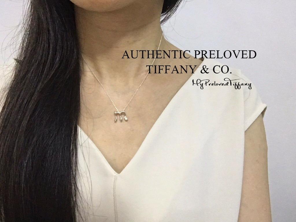 Tiffany m hotsell necklace