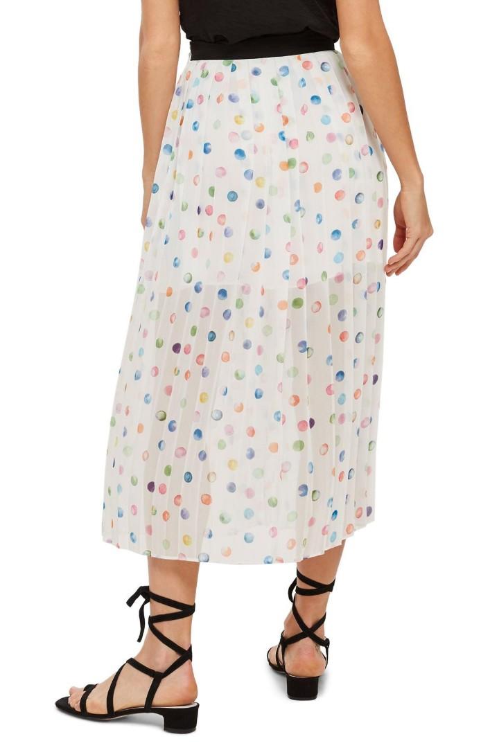 Topshop polka dot midi skirt clearance