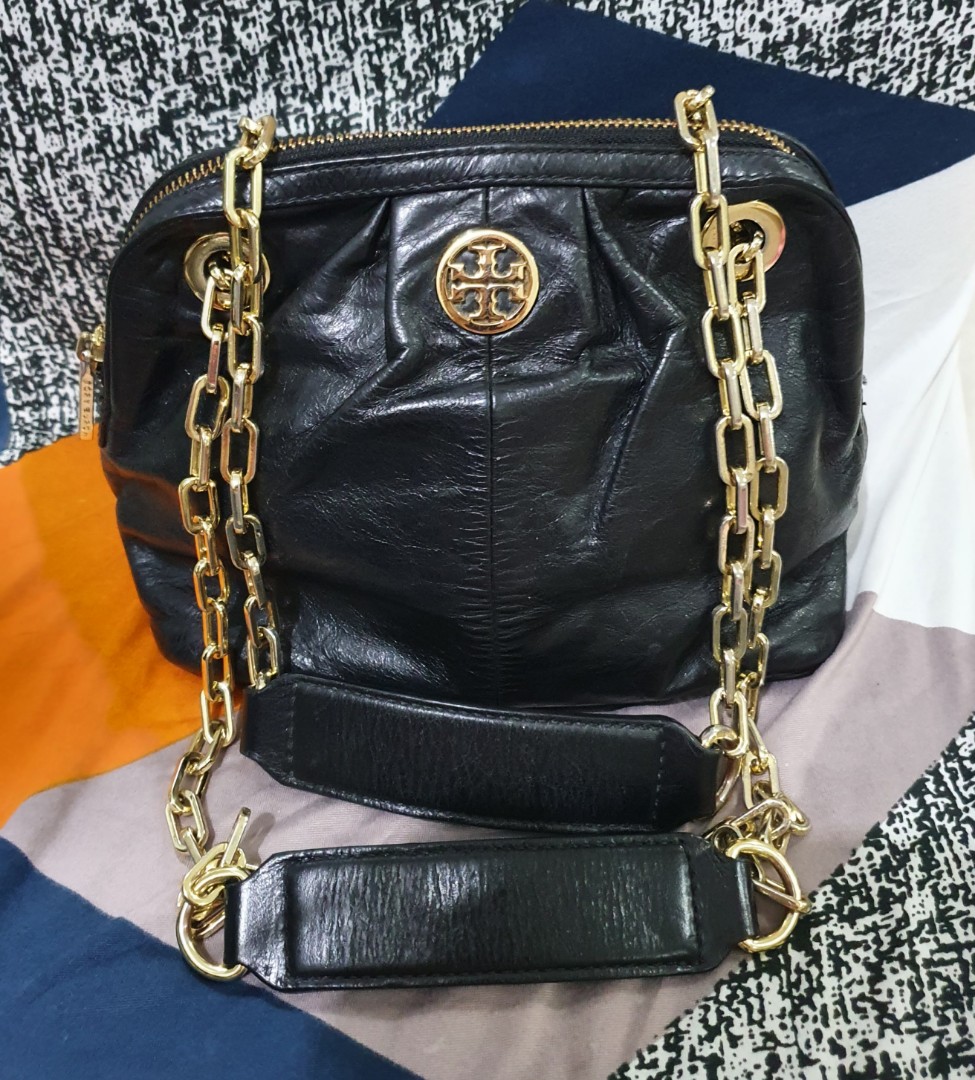 PALUGI SALE:Tory Burch Dena Mini bag, Women's Fashion, Bags & Wallets,  Cross-body Bags on Carousell