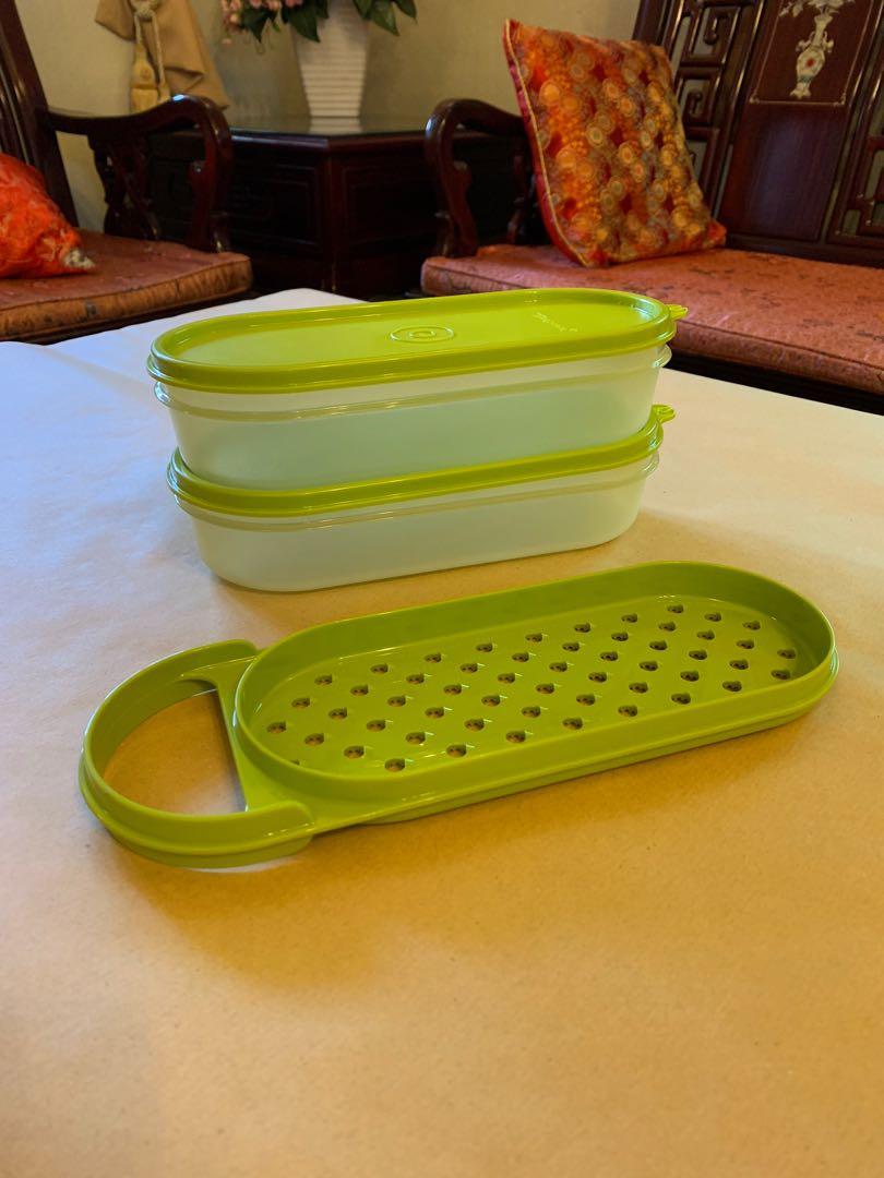 Vintage Tupperware Salad Grater Cheese Grater Jadite Green