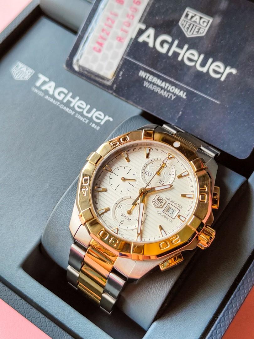 Tag heuer deals aquaracer two tone