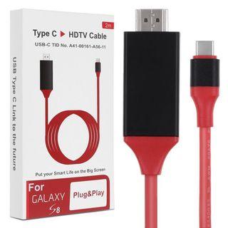 [with Freebie] USB 3.1 Type C USB-C to 4K HDMI HDTV Adapter Cable for Samsung Macbook and Othe HDMI Compatible Devices