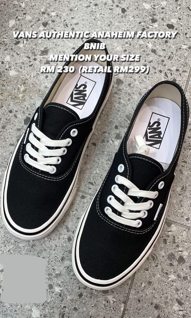 Vans authentic anaheim factory online