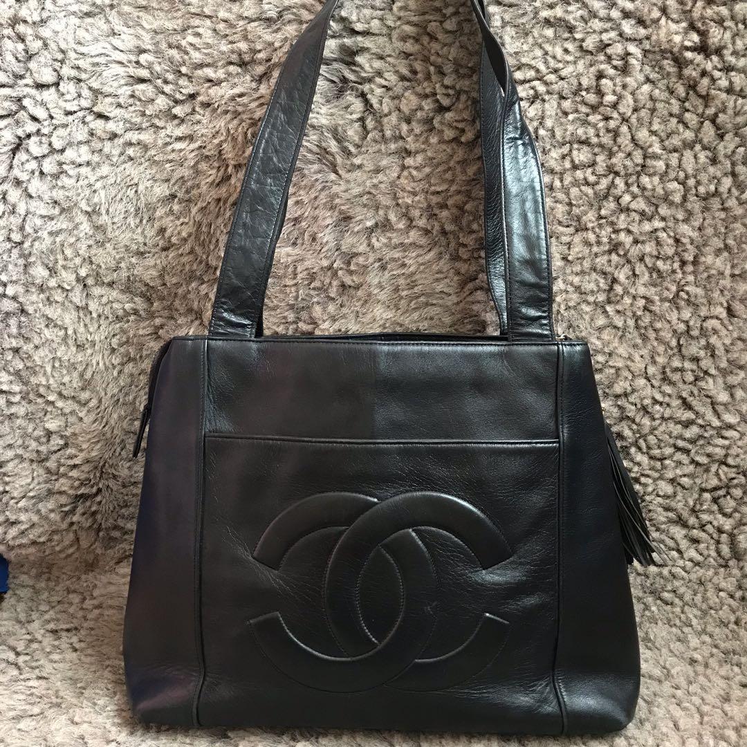 Vintage chanel handle bag clearance