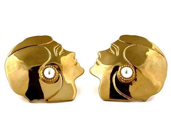 Vintage coco chanel earrings Clearance