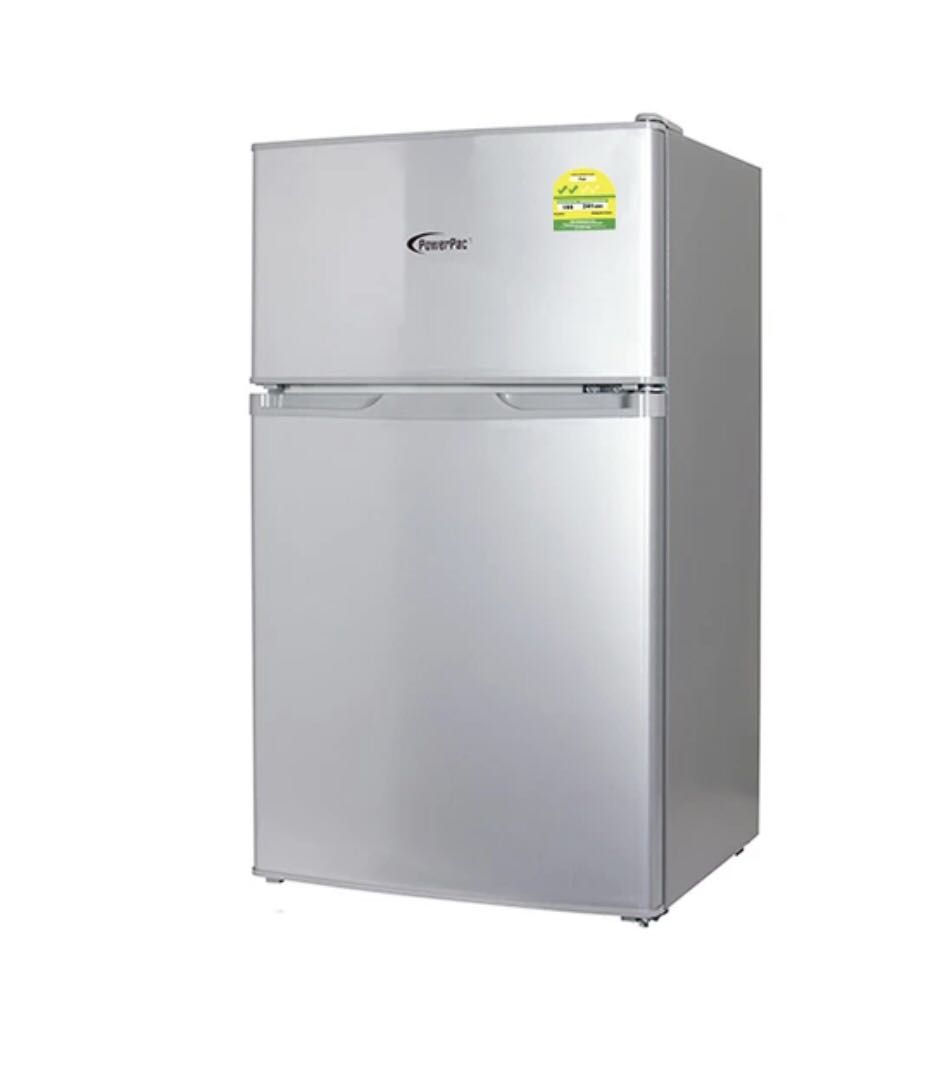 Powerpac 71L 2 Door Mini Bar Fridge with Freezer (PPF85), TV & Home