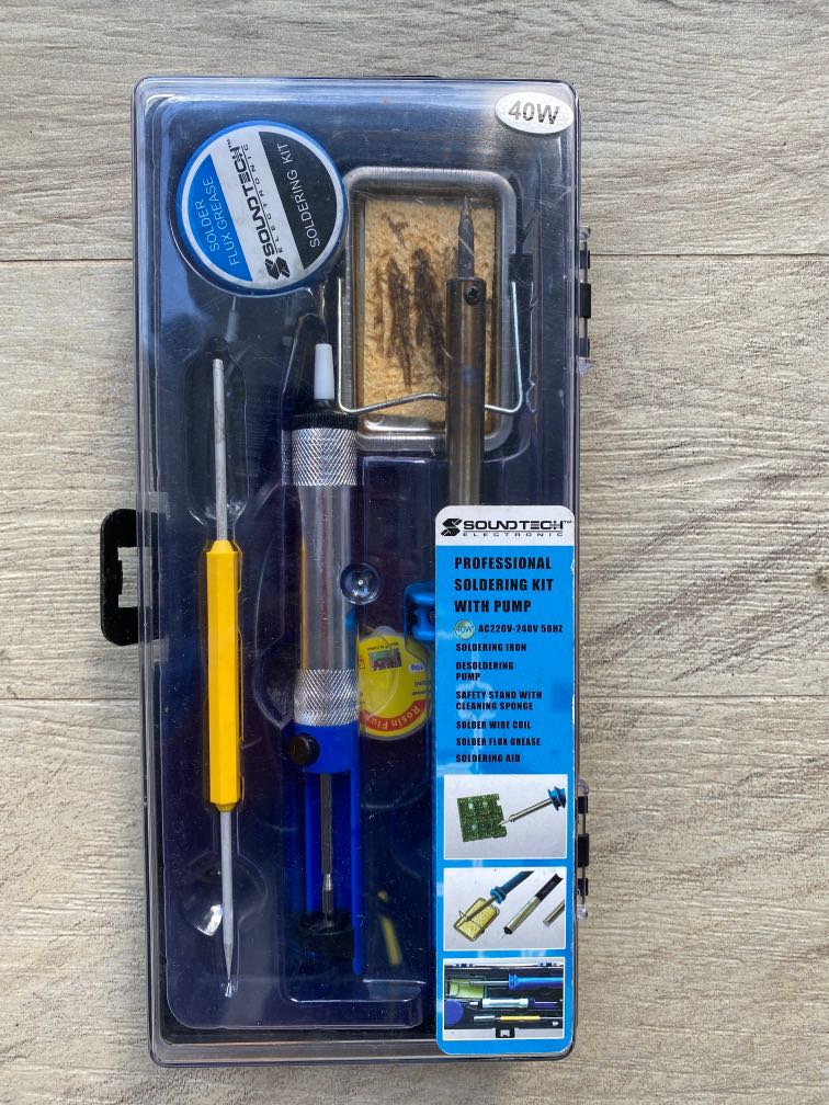 40 watt soldering set, Hobbies & Toys, Toys & Games on Carousell
