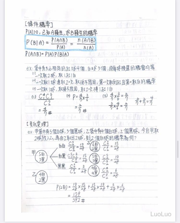 高中學測數學重點整理含所有公式以及常考題型之詳解 彩色印刷 圖書 考試用書在旋轉拍賣