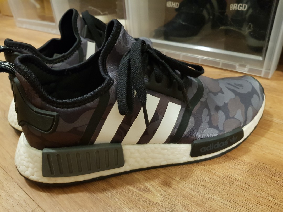 Adidas nmd deals bape black camo