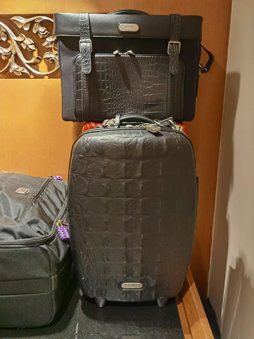 Alexander mcqueen x samsonite black label, Hobbies & Toys, Travel