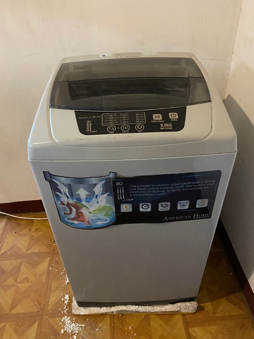 American Home Washing Machine Awf 6163d Tv Home Appliances Washing Machines And Dryers On Carousell