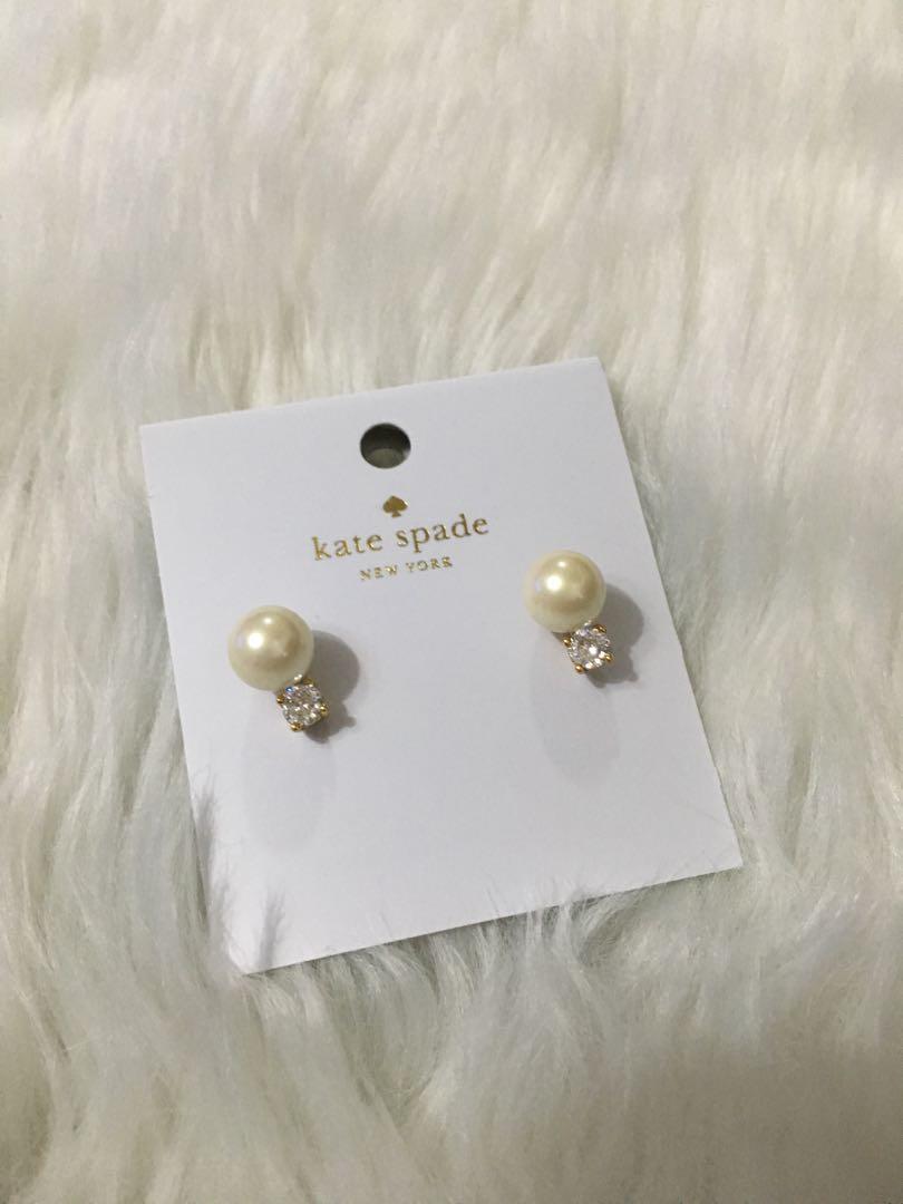 Kate spade pearls of wisdom earrings discount