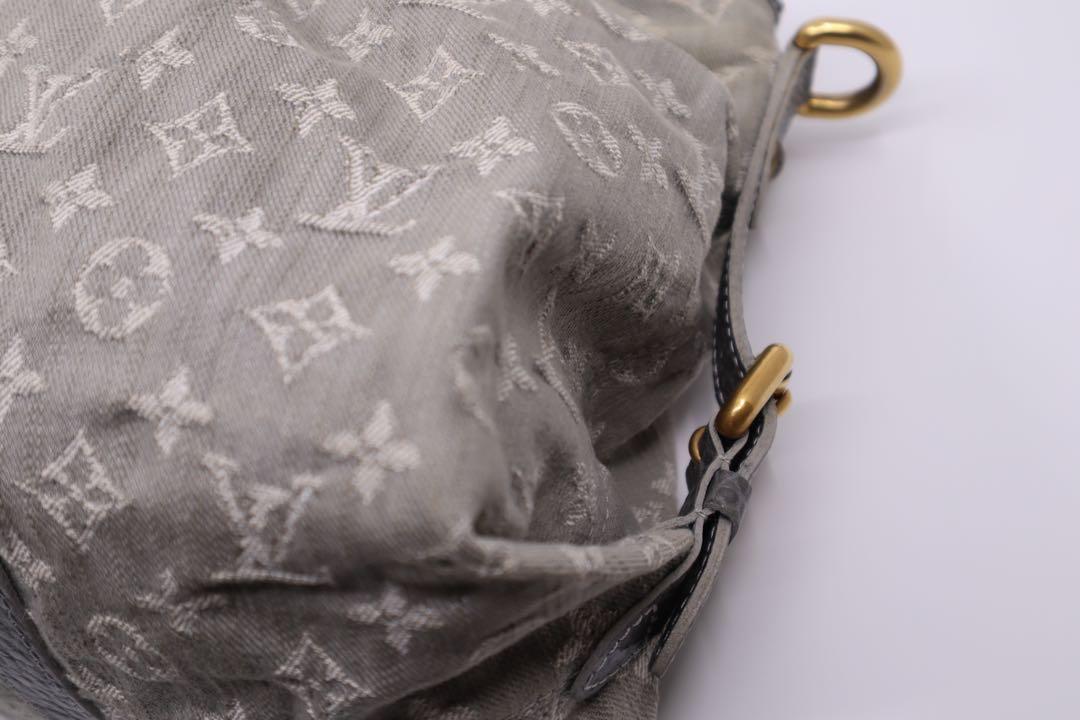 Louis Vuitton Gray Monogram Denim Neo Cabby MM Bag (Pre Owned