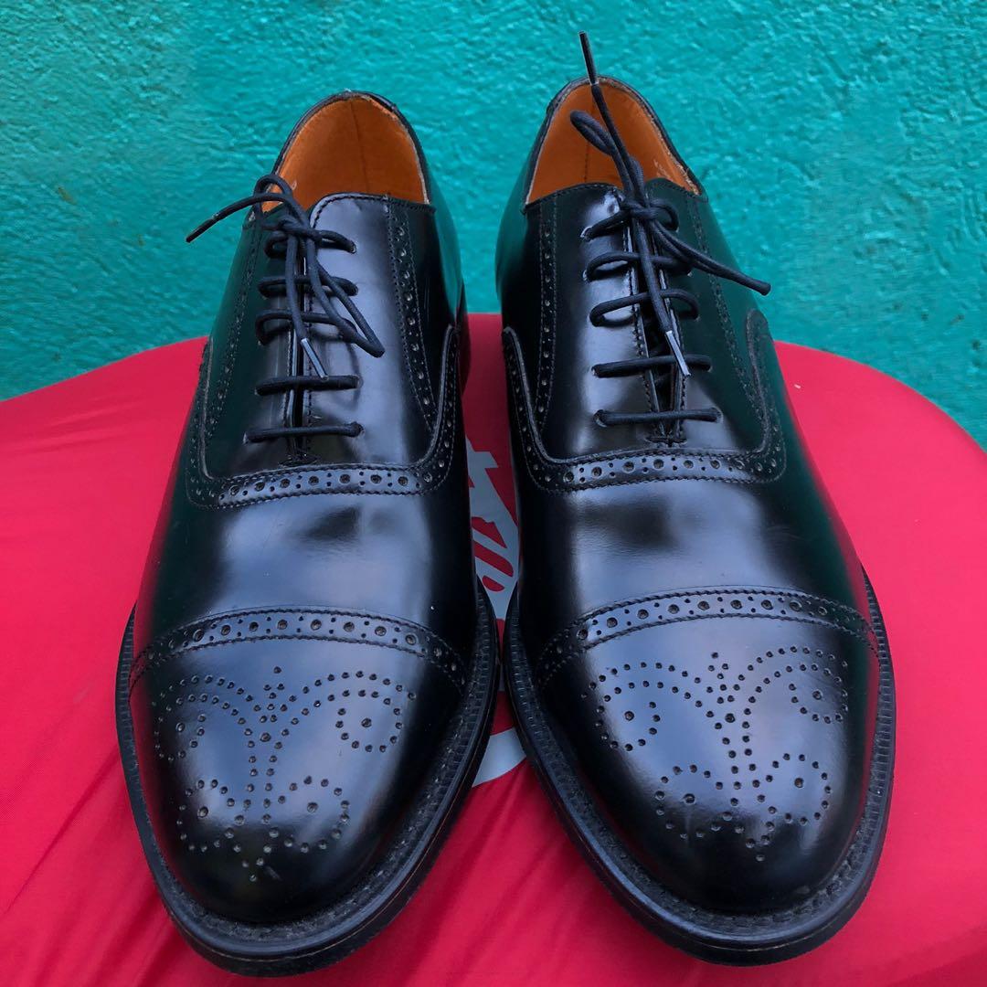Authentic Rare K Shoes Kenovay Made in England Leather Black Formal Shoes