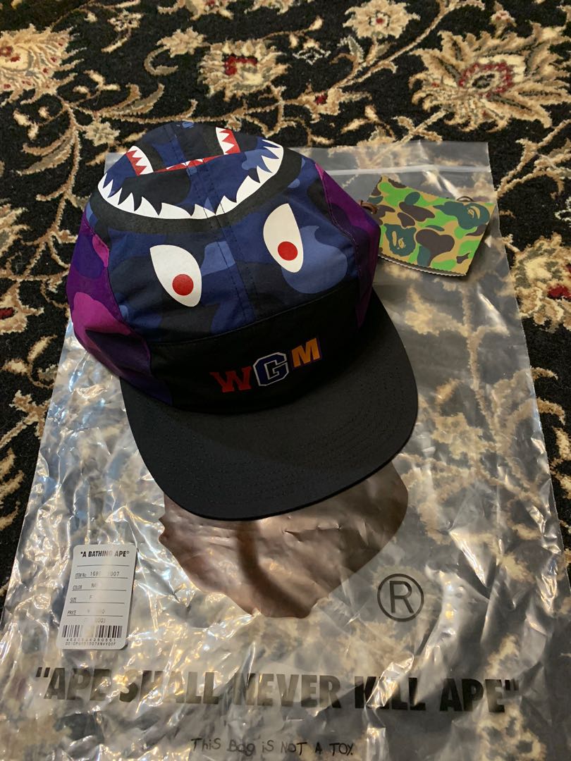 Bape WGM - 5 Panel Cap, Men's Fashion 
