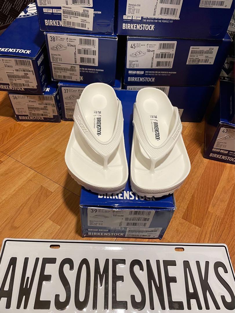 birkenstock honolulu eva white
