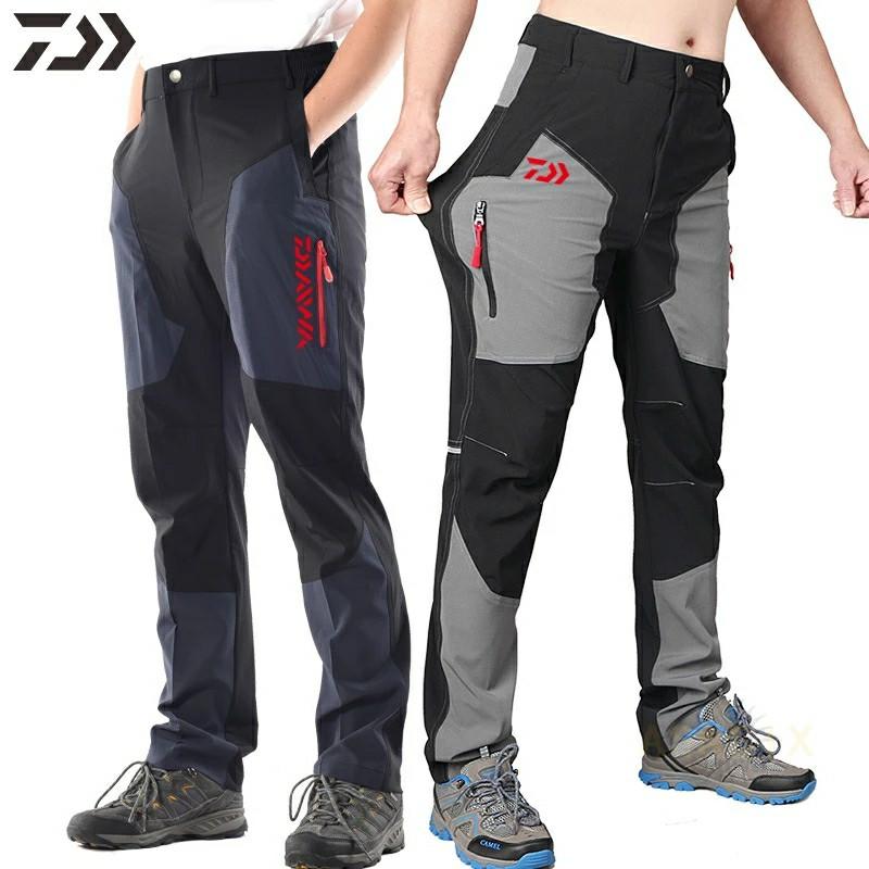 Quick Dry Men's Outdoor Fishing Long Pants Hiking Trousers - Giày & trang  phục thể thao