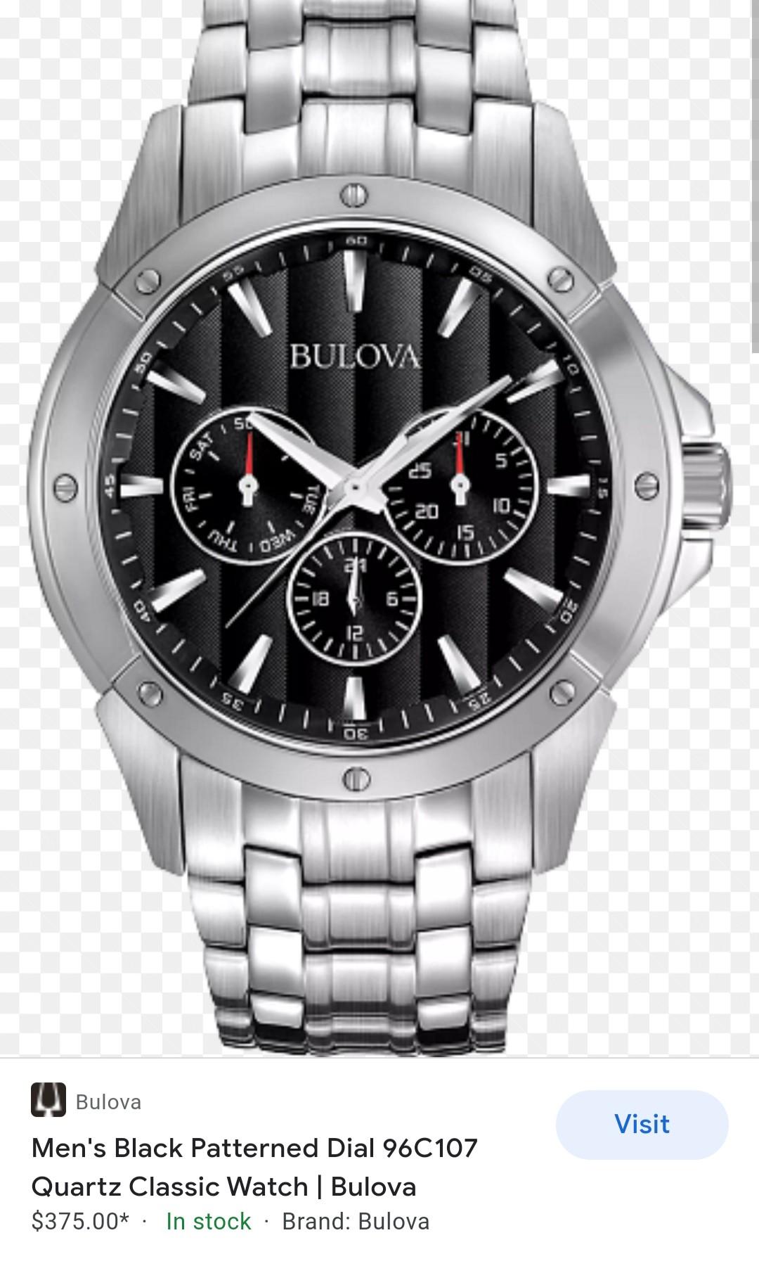 Bulova classic watch 96c107 Carousell