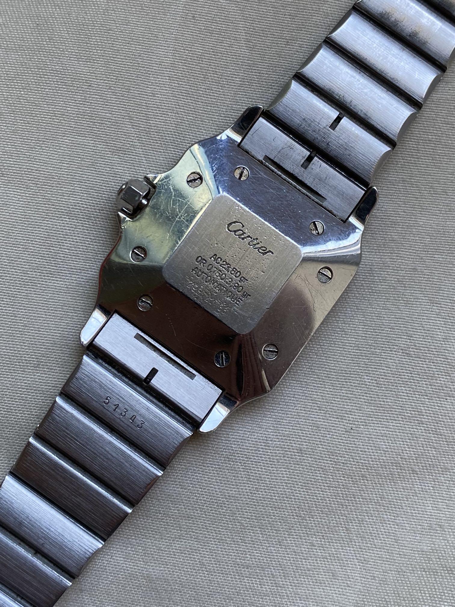 Cartier santos new arrivals automatique