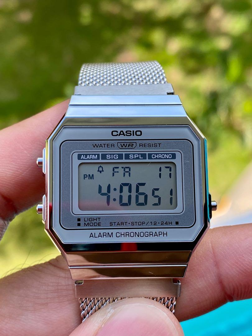 Casio A700WM-7A, Luxury, Watches on Carousell