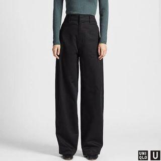 Celana uniqlo curved wide fit