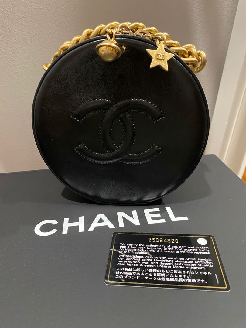 CHANEL Patent Round As Earth Evening Bag Pink | FASHIONPHILE