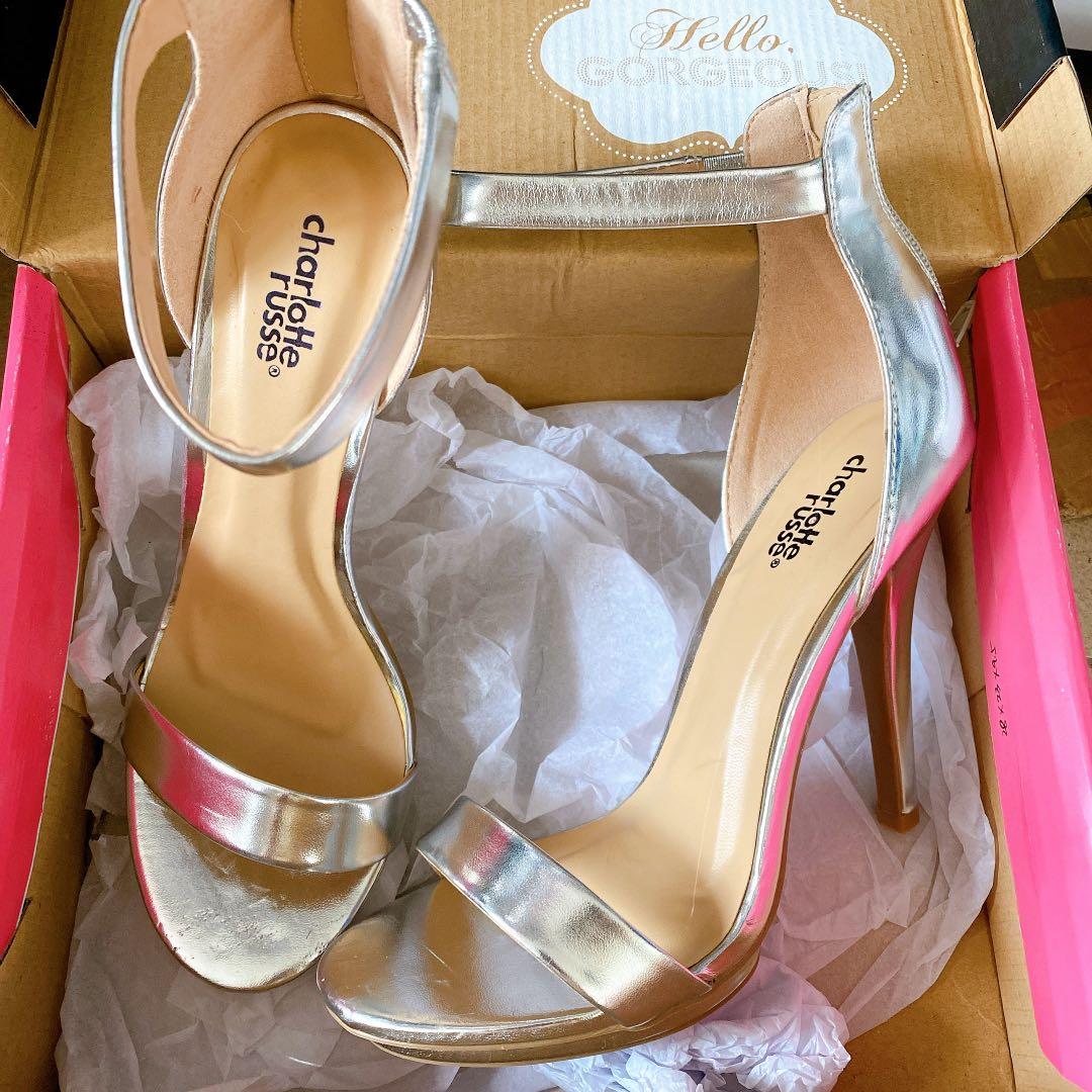 Charlotte russe gold outlet shoes