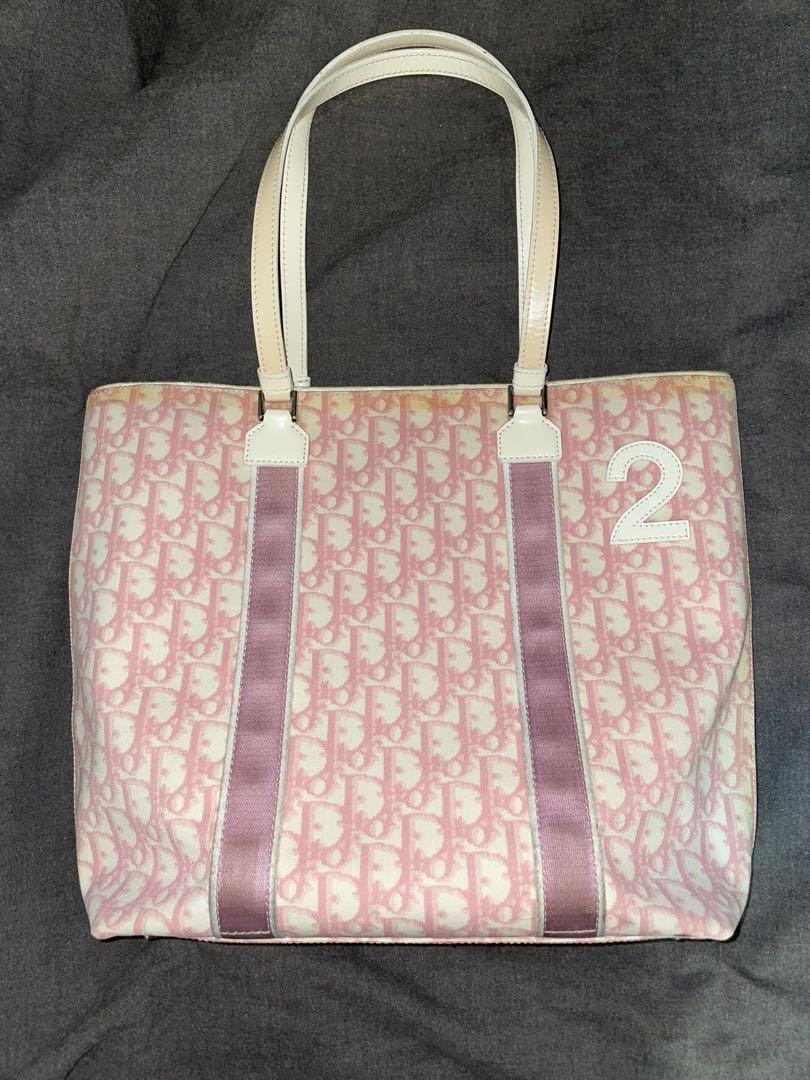 Dior top pink tote