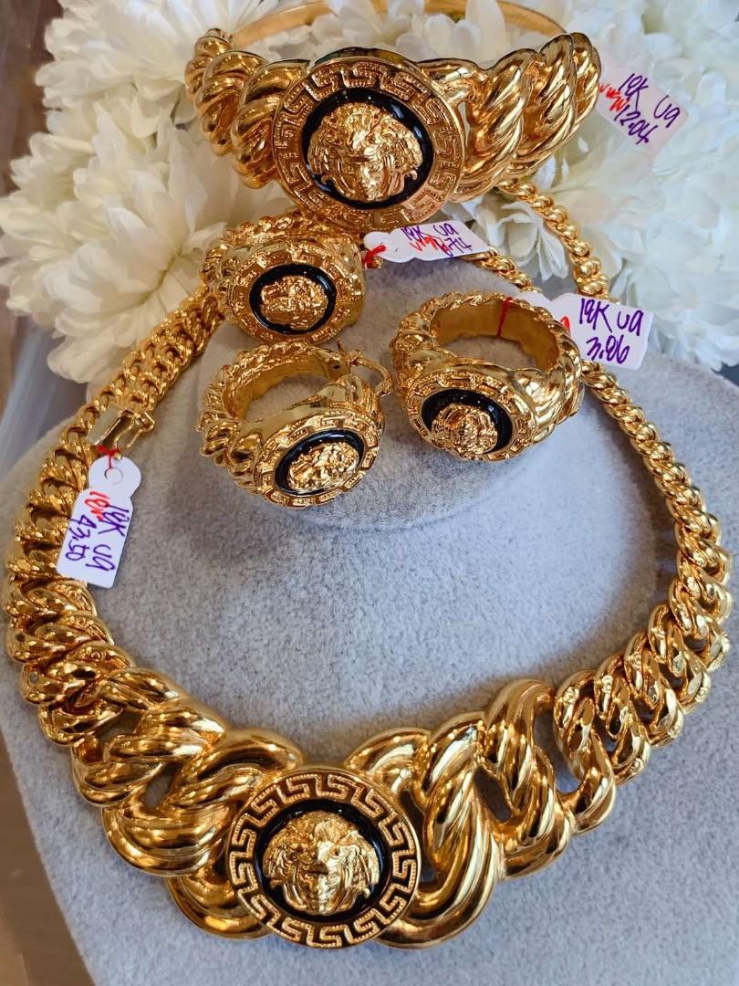 Versace gold set sale