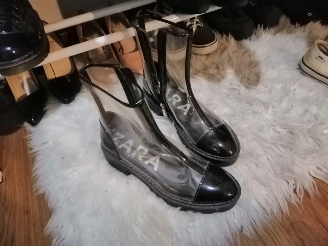 Clear Zara Boots