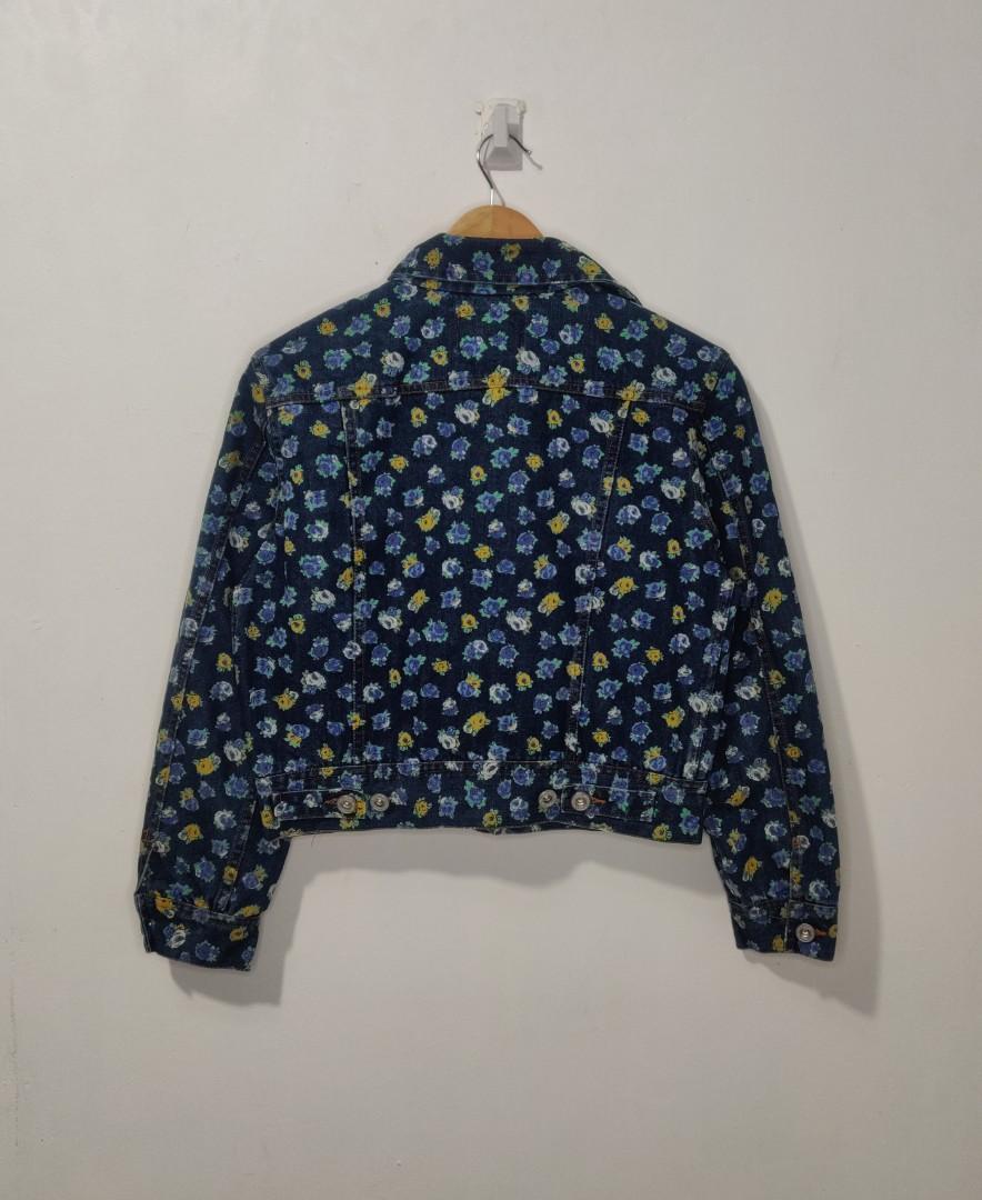 Coach floral jacket discount