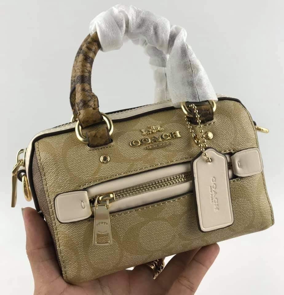 Coach Micro Rowan Satchel, Women's Fashion, Bags & Wallets, Purses &  Pouches on Carousell