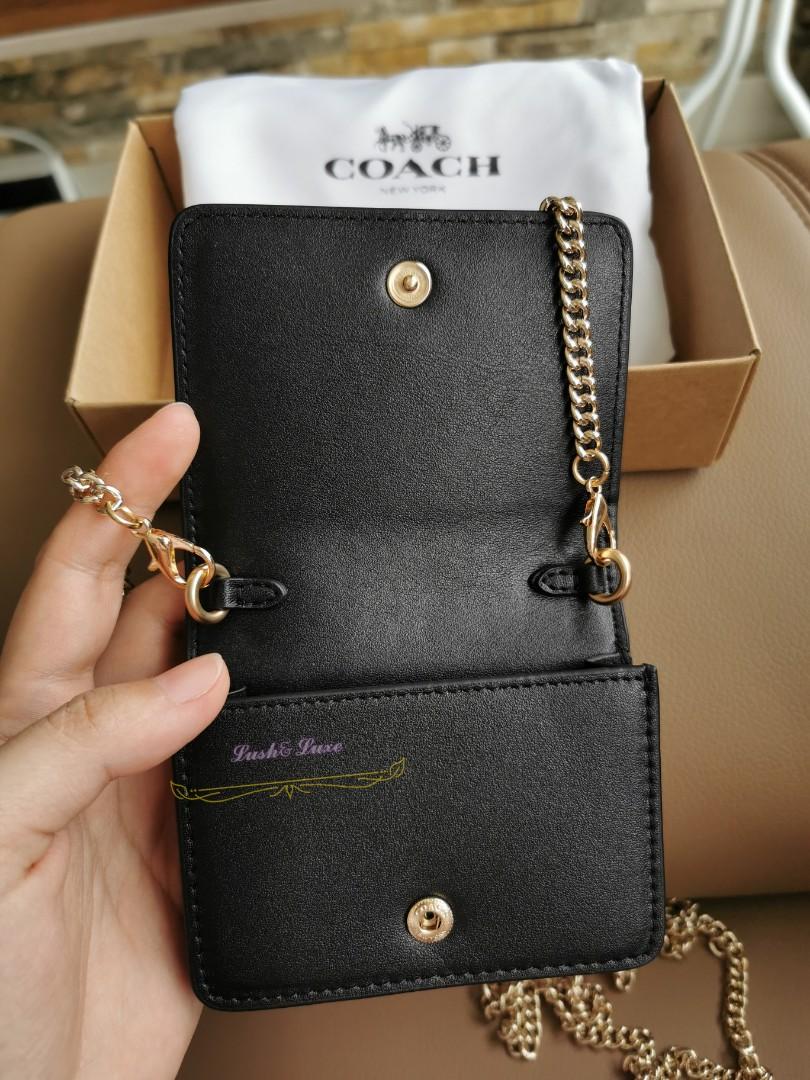 Coach mini wallet on chain