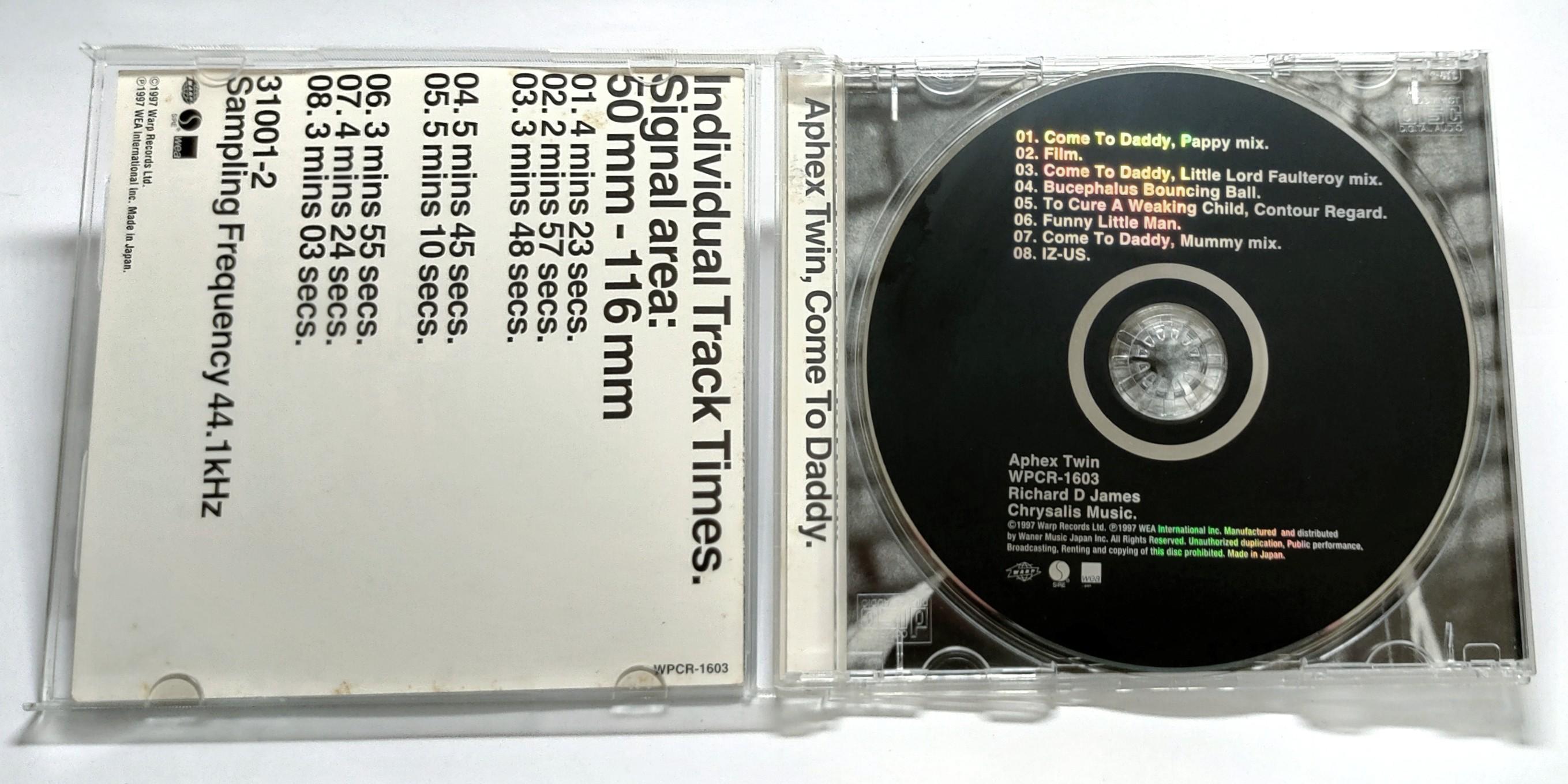 Come To Daddy (EP) - Aphex Twin (CD, Japan, 1997), Hobbies & Toys 