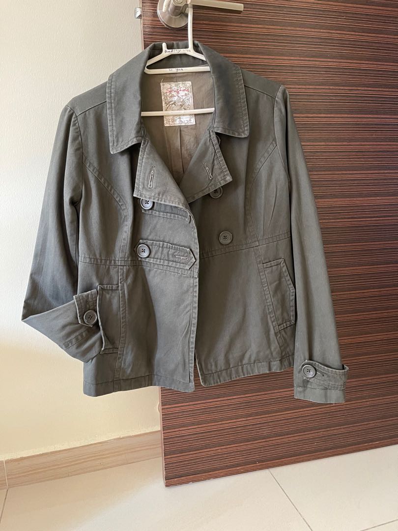 Cotton spring field jacket, Women's Fashion, Coats, Jackets and