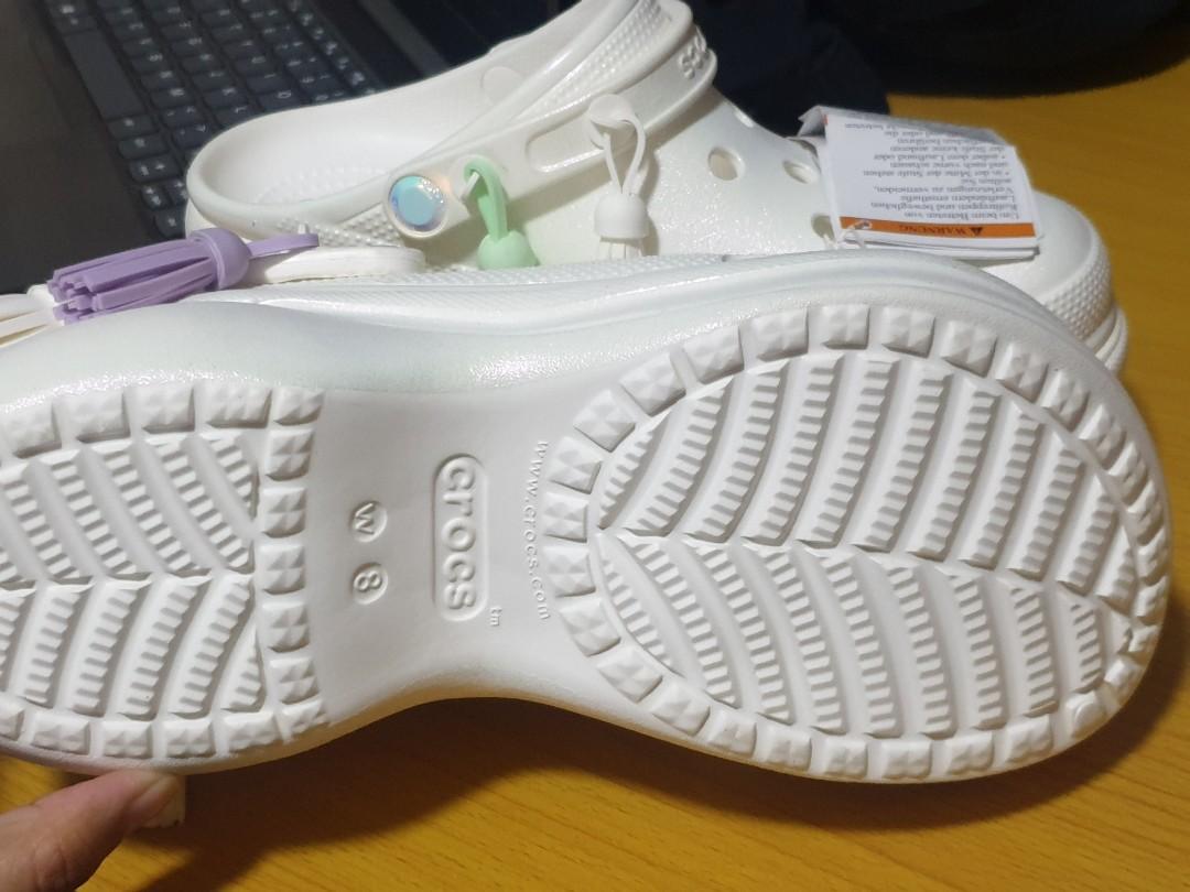 Crocs iridescent best sale bae