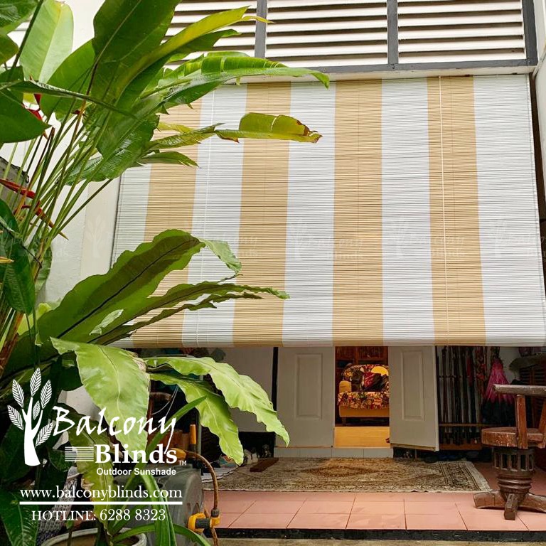 bamboo blinds for balcony