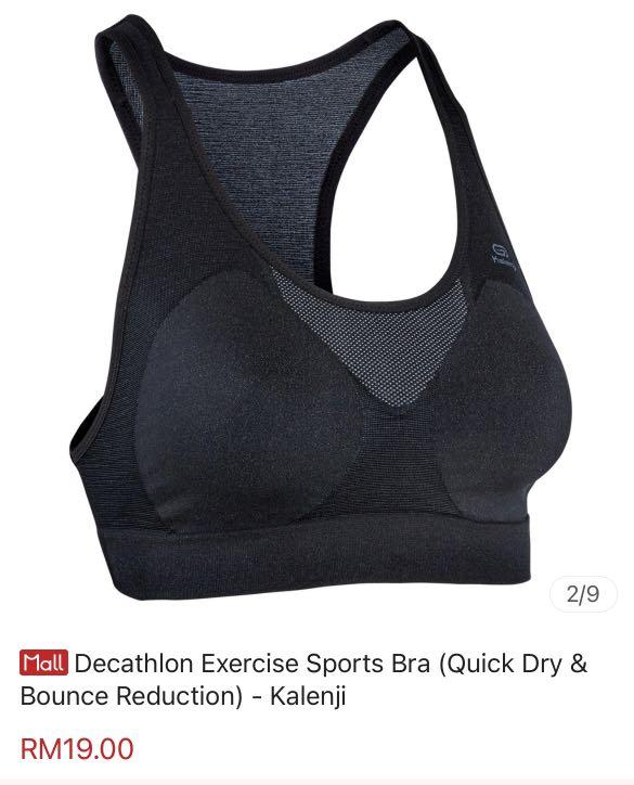 Decathlon Exercise Sports Bra (Kalenji) - Set of 2, Women's Fashion,  Activewear on Carousell