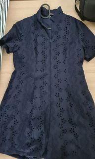 Eyelet romper
