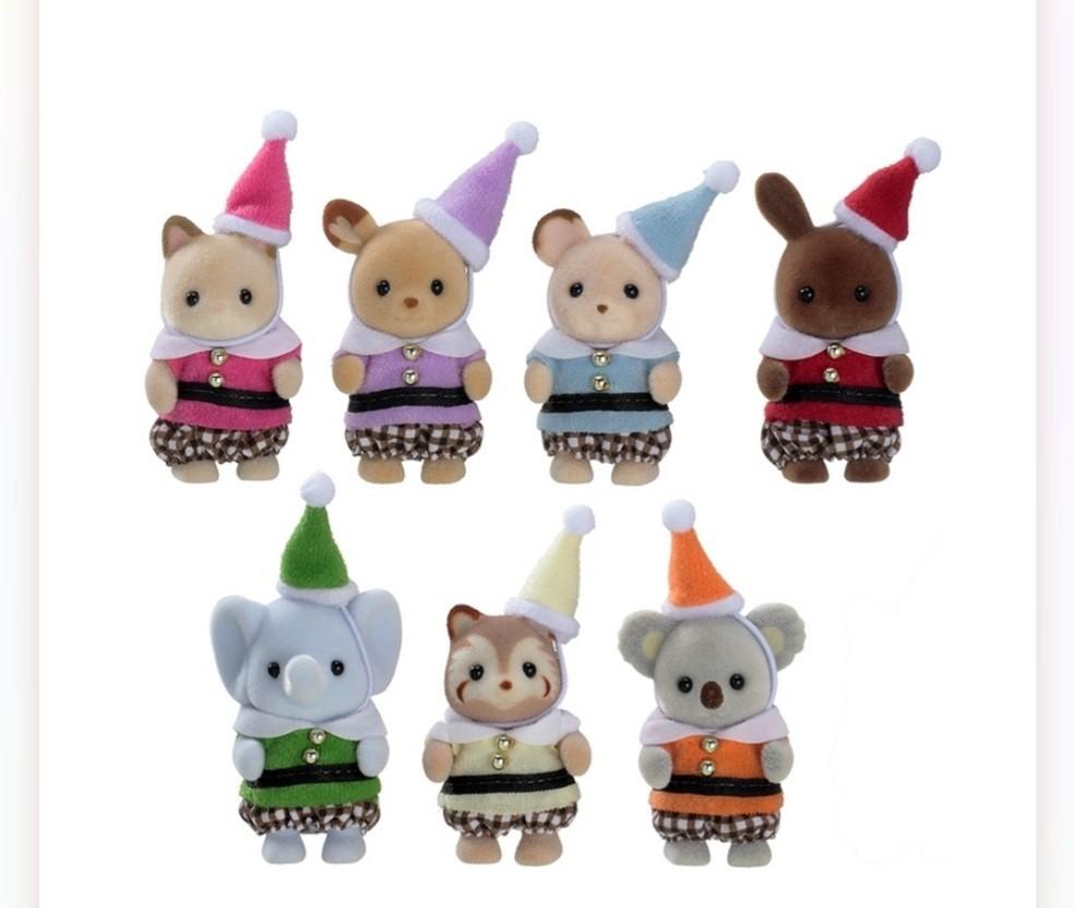 Sylvanian Families 35th Anniversary POINTED HAT BABIES Calico Critters 