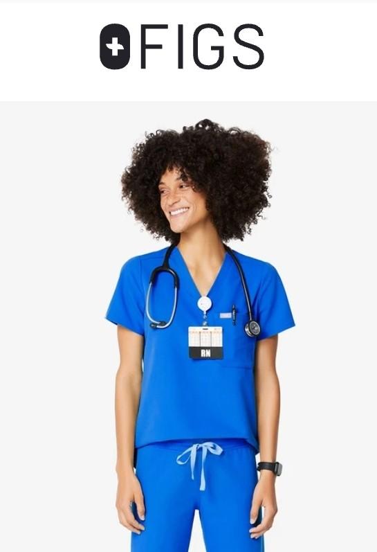 FIGS SCRUBS Royal Blue Catarina Zamora 