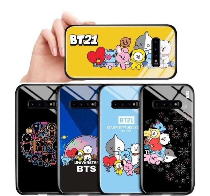 Samsung Casing Bt21 Oppo BT21 Official My Little Buddy Light Up